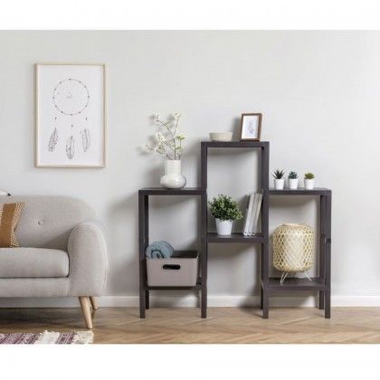 Prateleira Modular Lombok 6 Estantes 108X29X100CM Prateleira Modular Lombok 6 Estantes 108X29X100CM