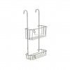 Cesto Duplo com Cabide Alumnio 28X15.5X56CM