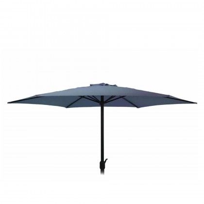 Guarda Sol Alumínio com Manivela Azul Escuro 3M Guarda Sol Alumínio com Manivela Azul Escuro 3M