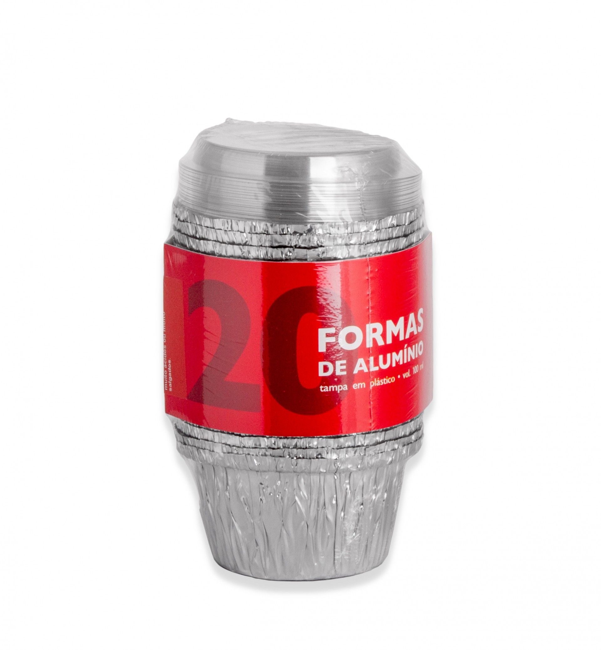 ROUND EXPRESS FORMA ALUMÍNIO 100ML Ø7.9X3.6CM 0113