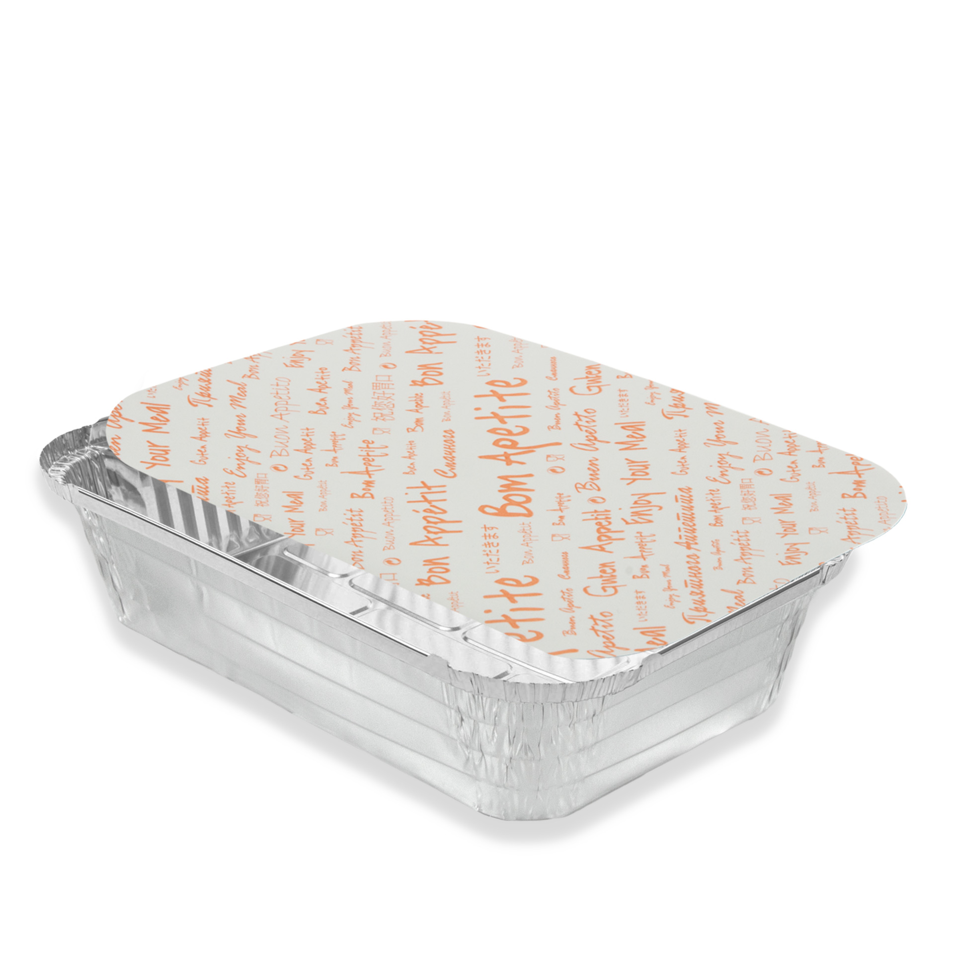 Forma Aluminio Retangular 2200ml EM19 70µm Pack 100