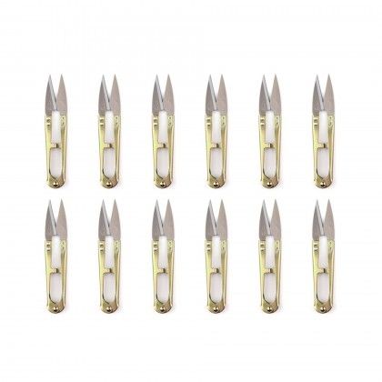 Tesoura Rematar Dourada