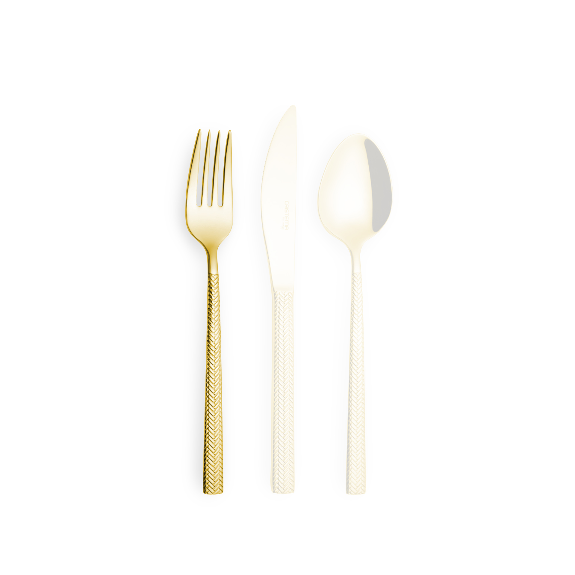 Garfo Inox Dakar Gold Mesa 3mm