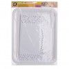 Naperon Papel com Bandeja Retangular Branco 31X38cm