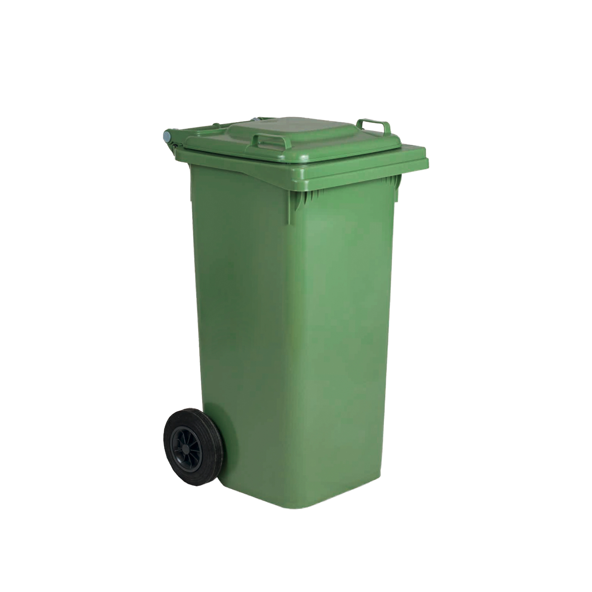 Contentor Lixo Com Rodas Verde 120l 55X50X94cm