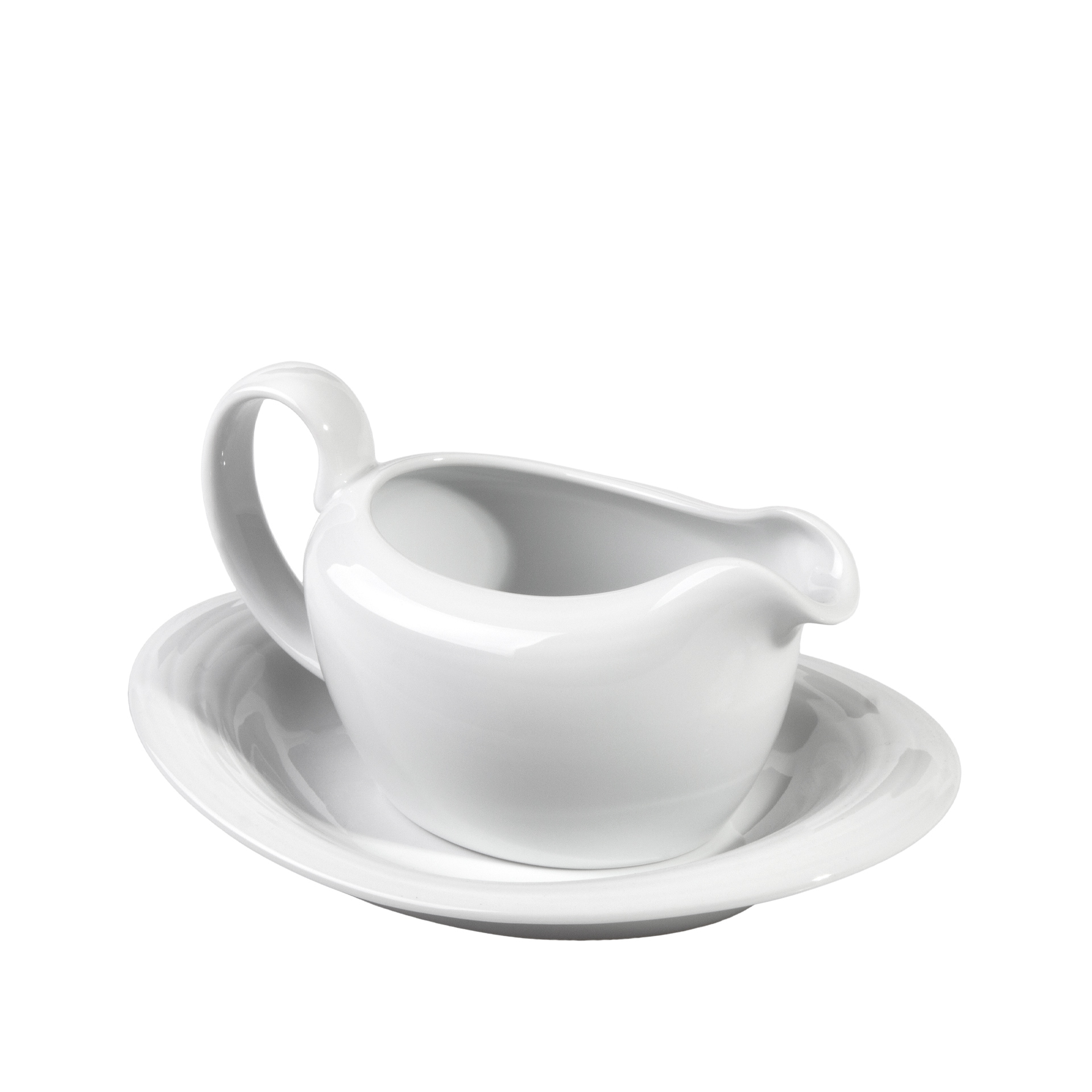 Molheira com Prato Duo Branco 390ML