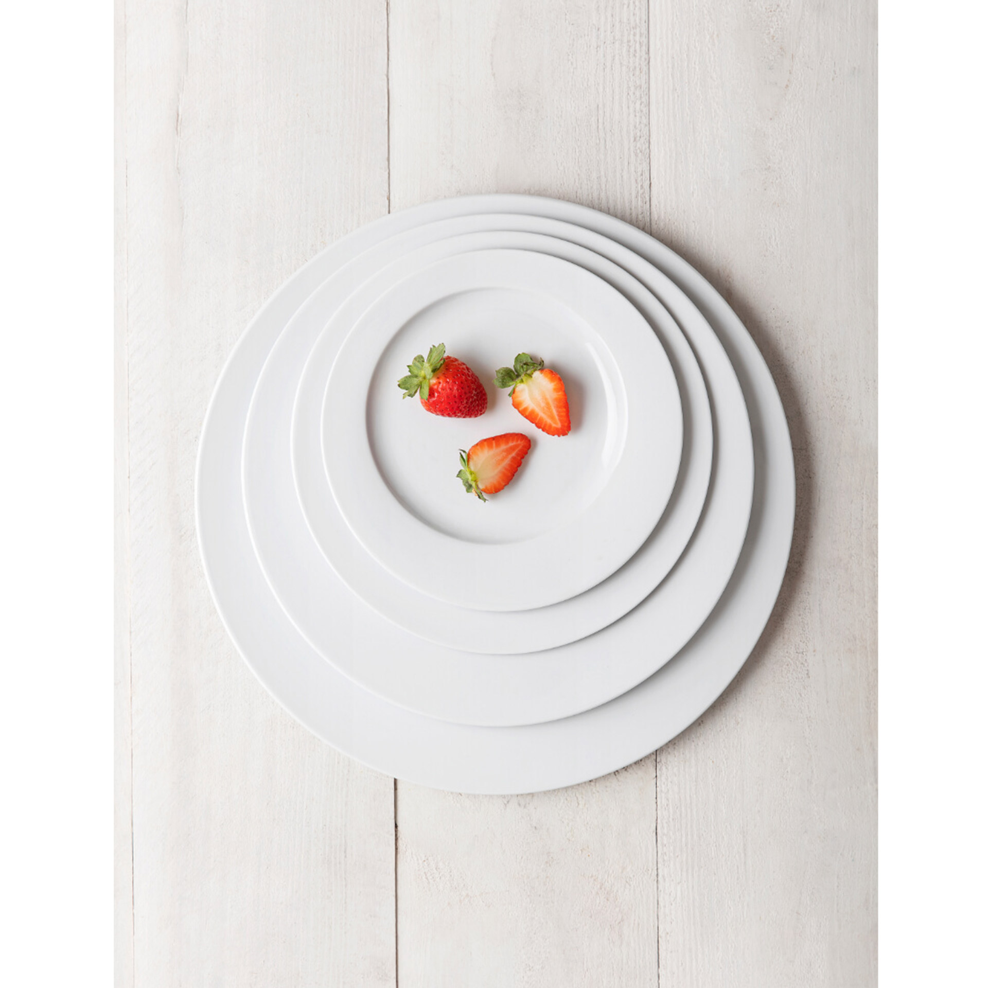Prato Raso Eclipse Branco 20CM