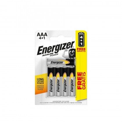 Pilha Energizer Alkaline Power AAA Pack 4+1