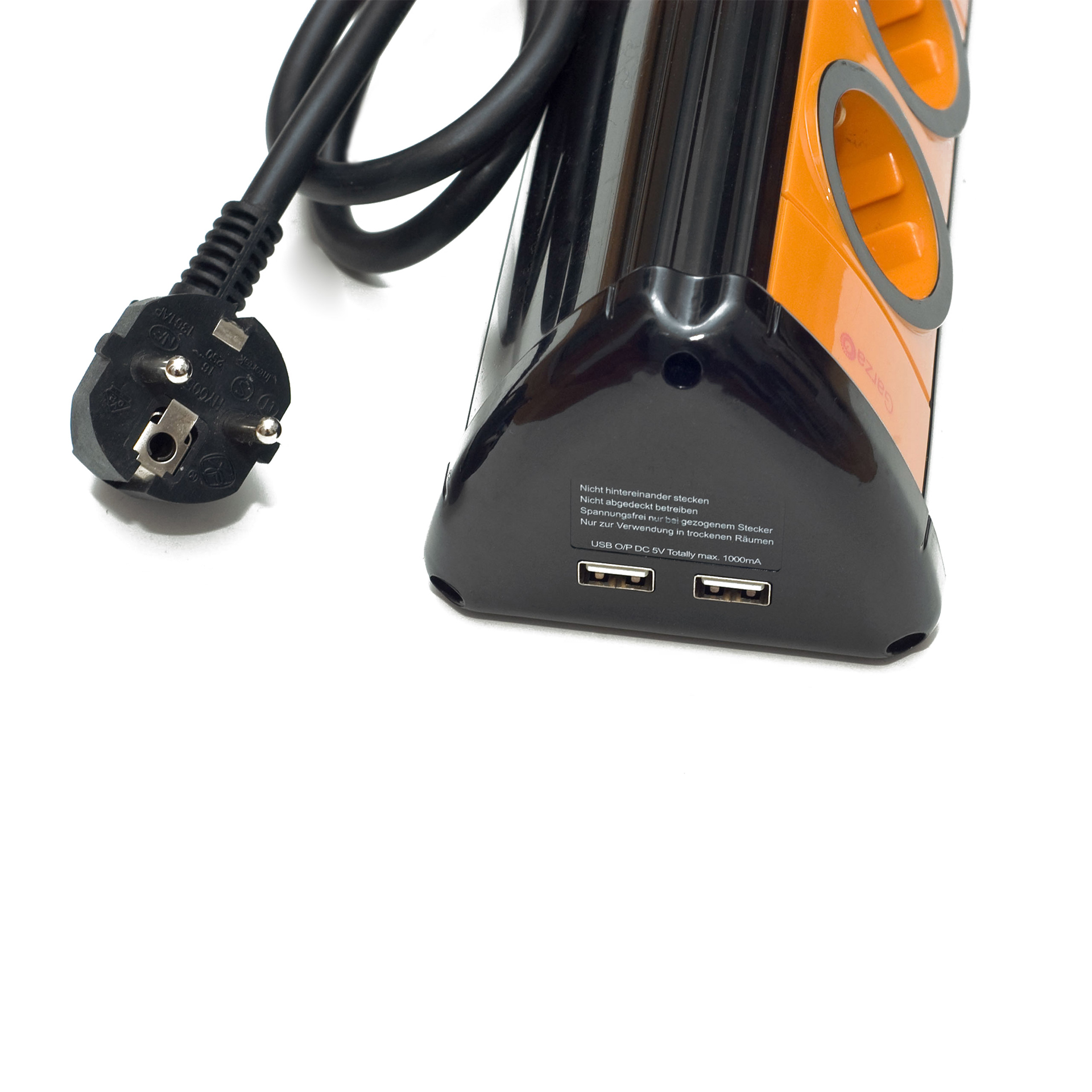 Extensão 5 Tomadas com Interruptor+2Usb 1.4M