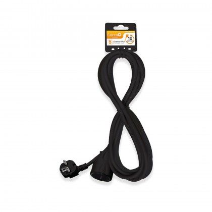 Prolongador 1 Tomada Preto 10M 1.5mm2