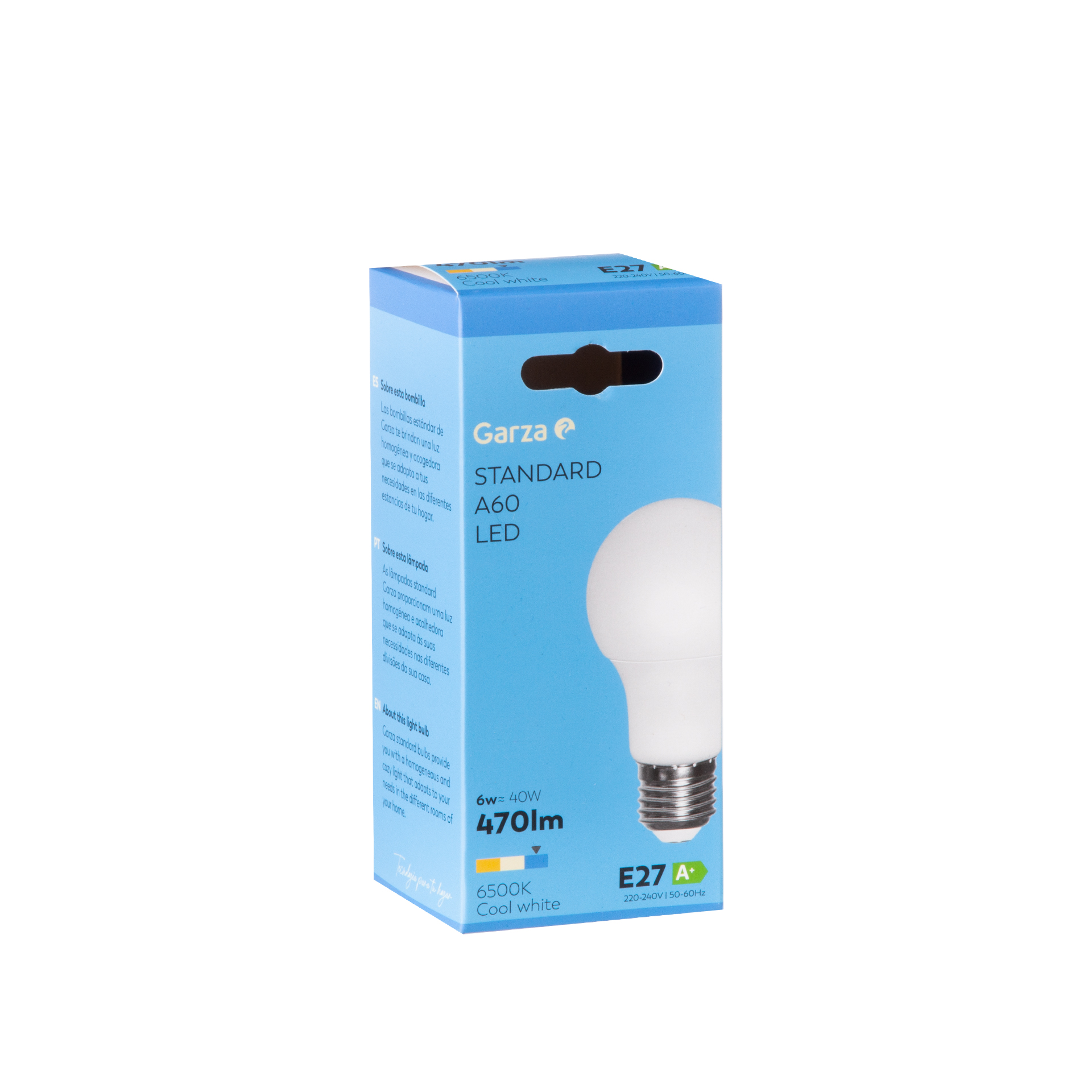 Lâmpada Led Standard E27 6W Luz Fria
