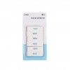Borracha Branco 2X6.2X0.8cm Pack 6