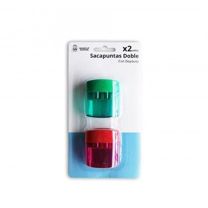 Apara Lpis Duplo com Depsito Pack 2