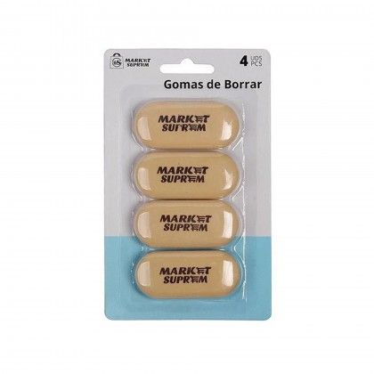 Borracha Branco 6.7cm Pack 4