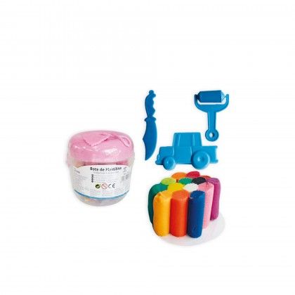 Plasticina com Acess�rios 14 Barras 8X8cm
