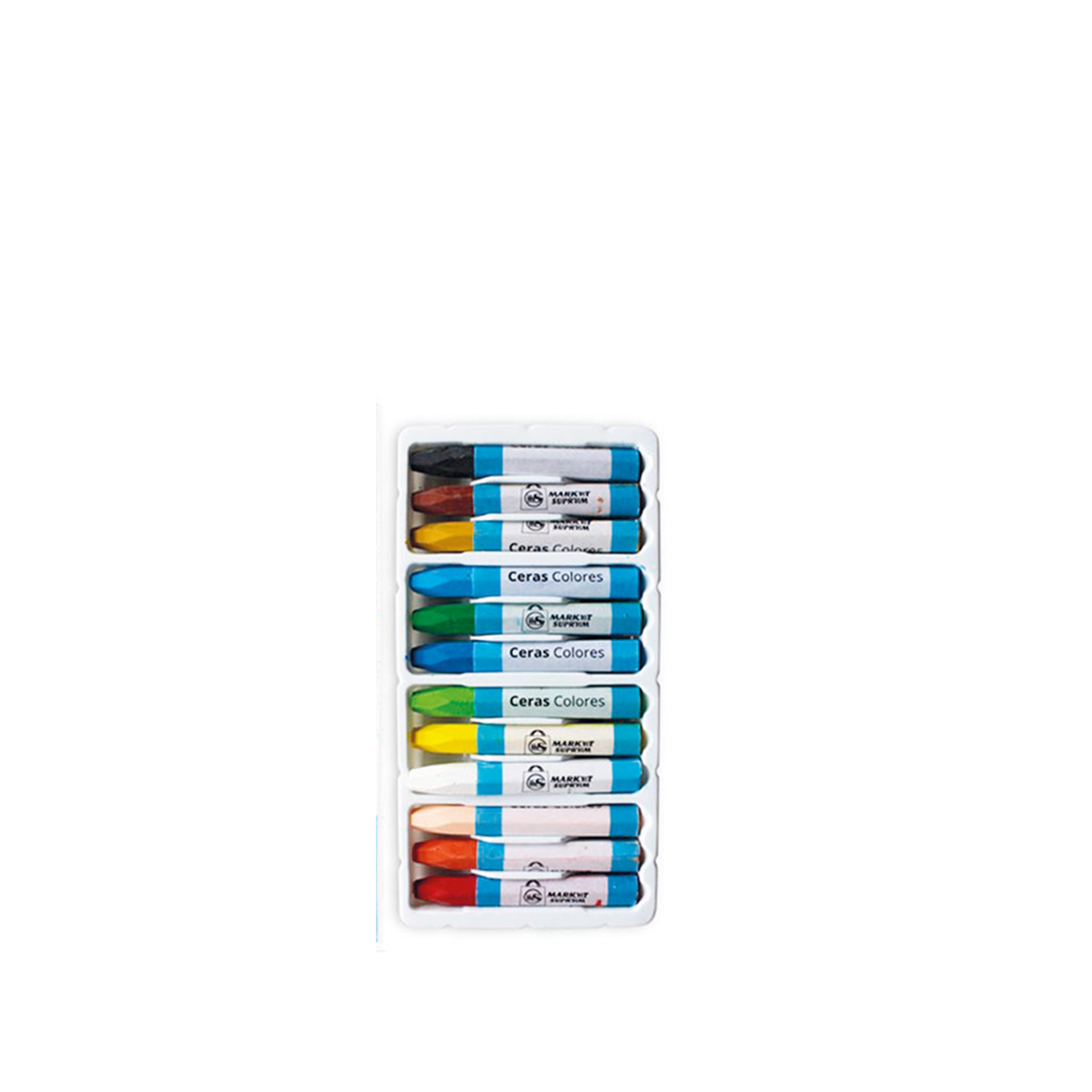 Lápis Cera 12 Cores