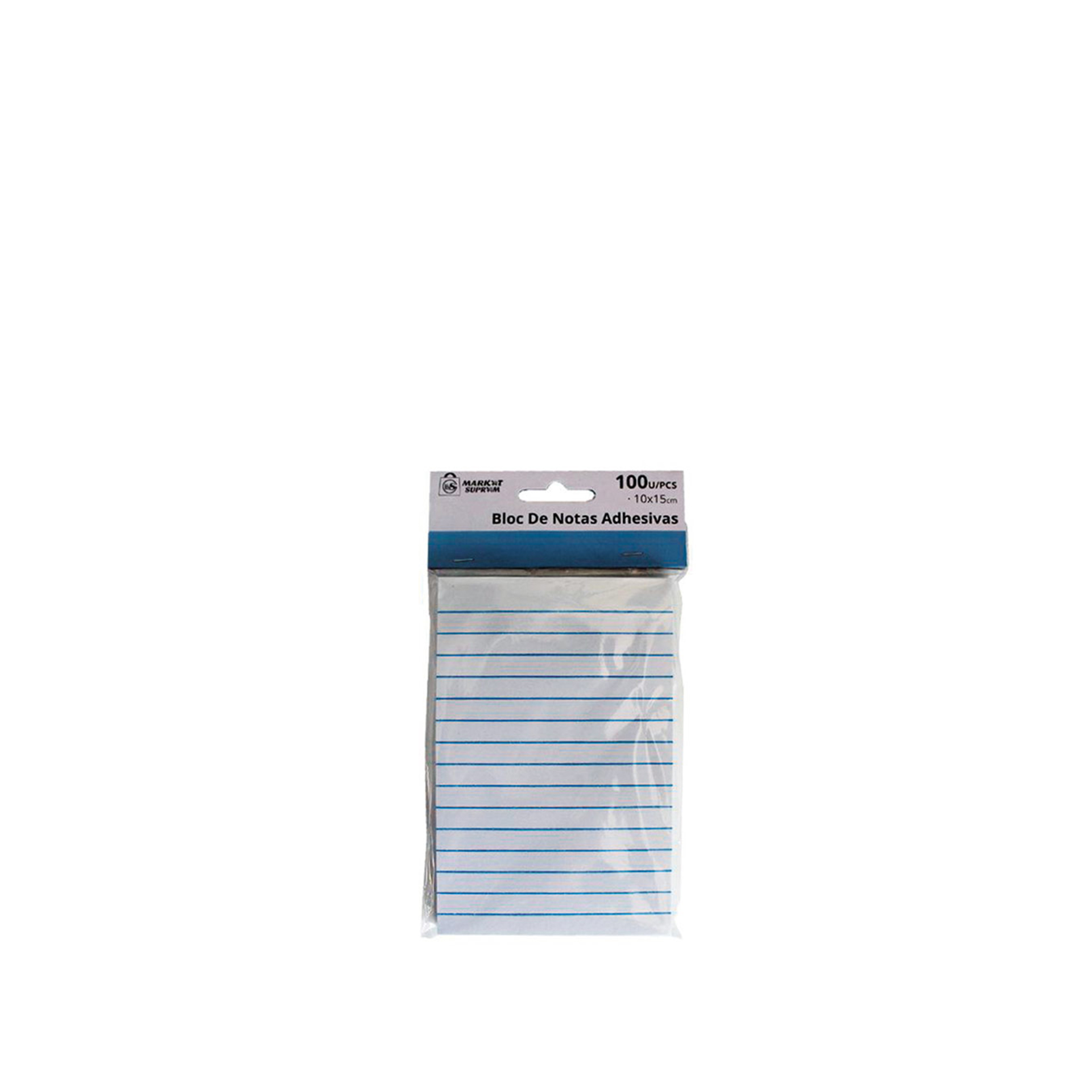 Bloco Notas Adesivas Market Suprem 100 Páginas 10X15cm
