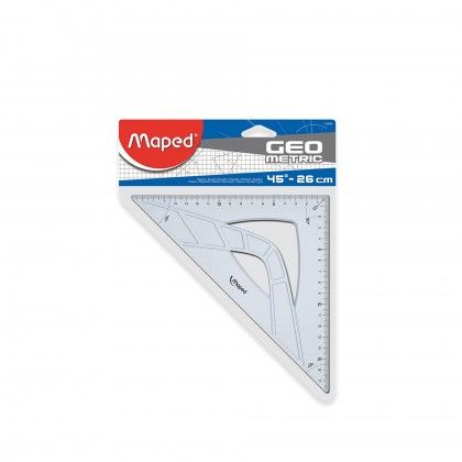 Esquadro Maped Geometric 26cm / 45º Esquadro Maped Geometric 26cm / 45º