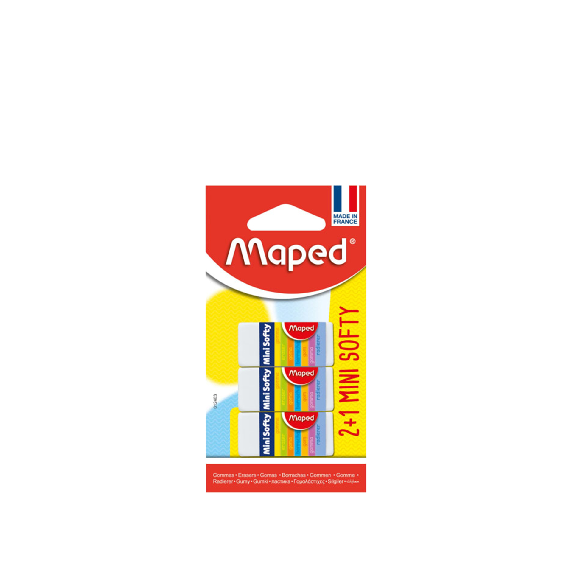Borracha Maped Softy Mini Pack 3