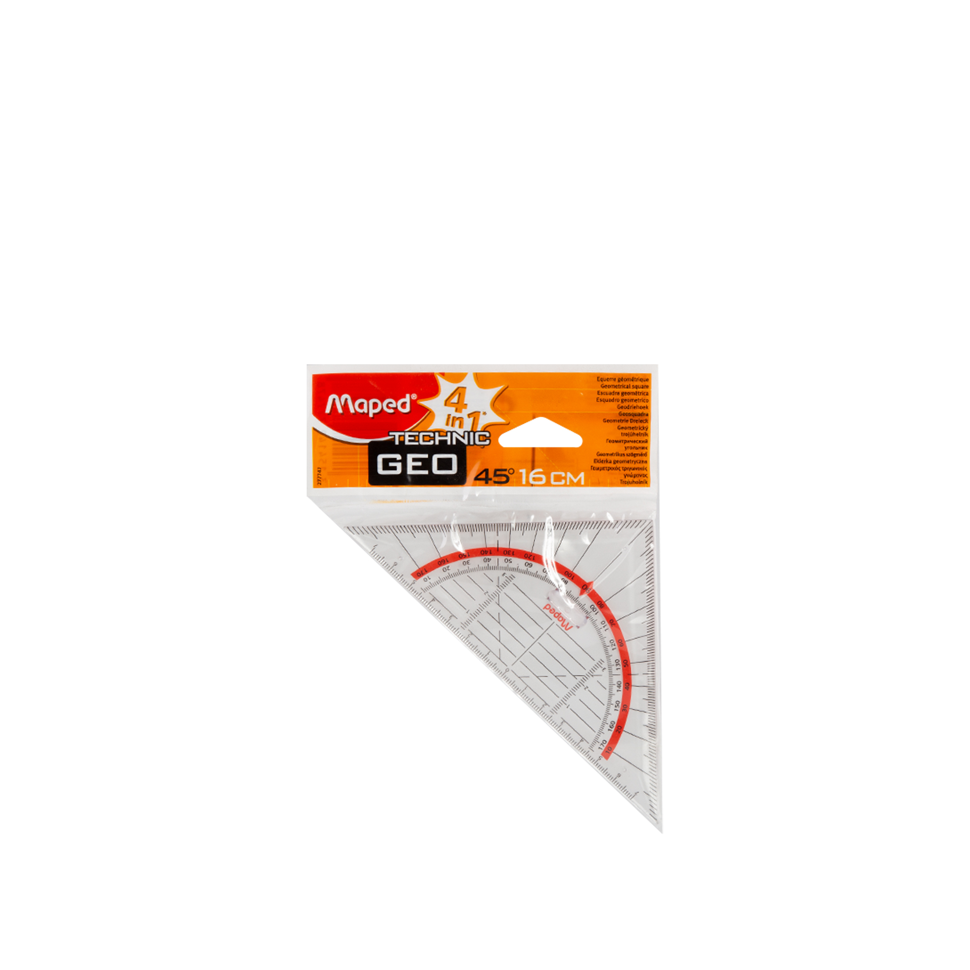 Esquadro Maped Geometrico 16cm / 45º