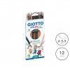L�pis Cor Giotto Stilnovo Skin Tones 3.3mm 12 Cores