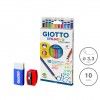 L�pis Cor Giotto Stilnovo com Borracha 3.3mm 10 Cores