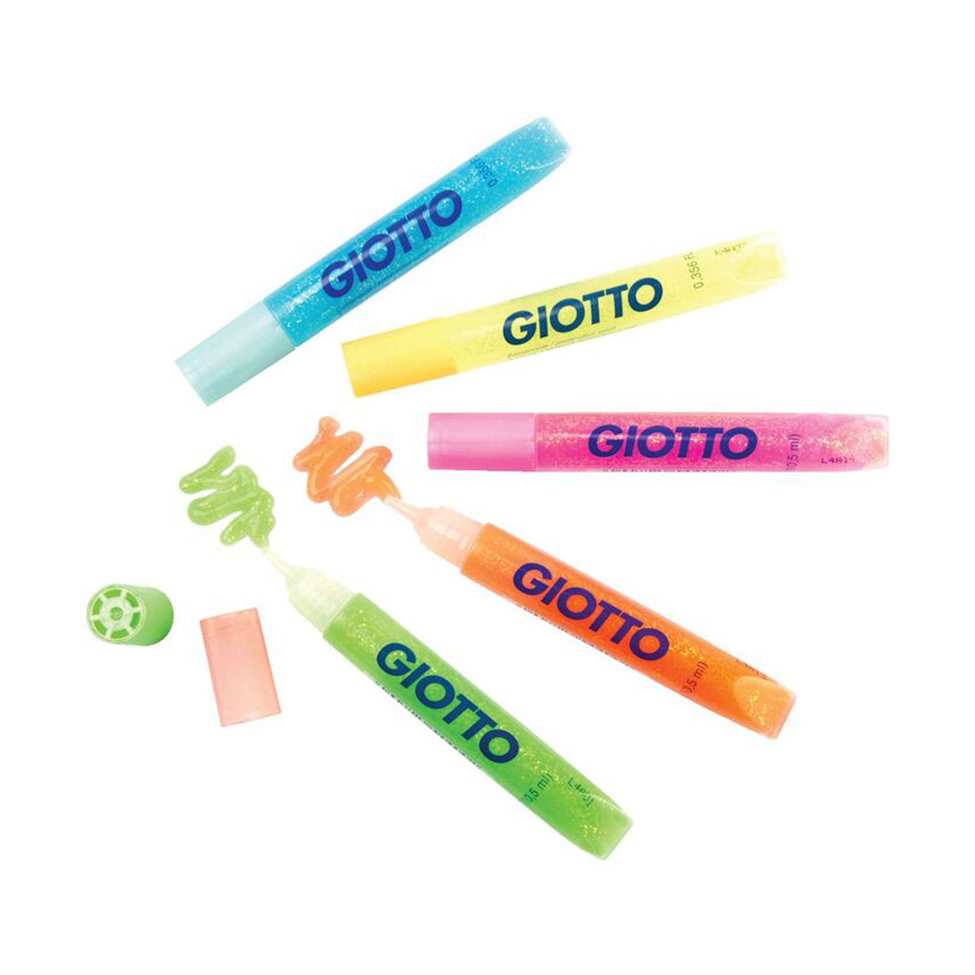 Cola Giotto Glitter Neon 10.5ml 5 Cores