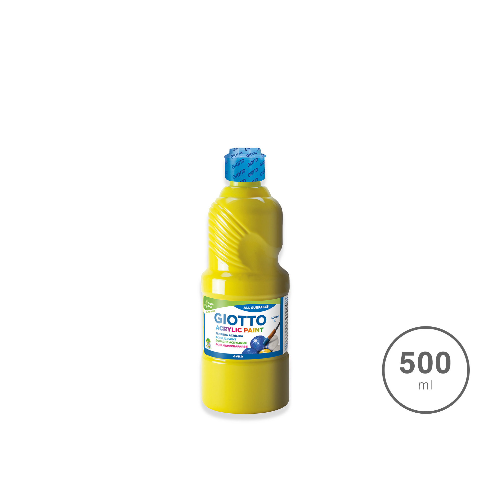 Guache Giotto Acrílico Paint Amarelo 500ml