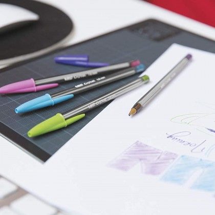 Esferográfica Bic Cristal Fun Cores 1.6mm Pack 4 Esferográfica Bic Cristal Fun Cores 1.6mm Pack 4
