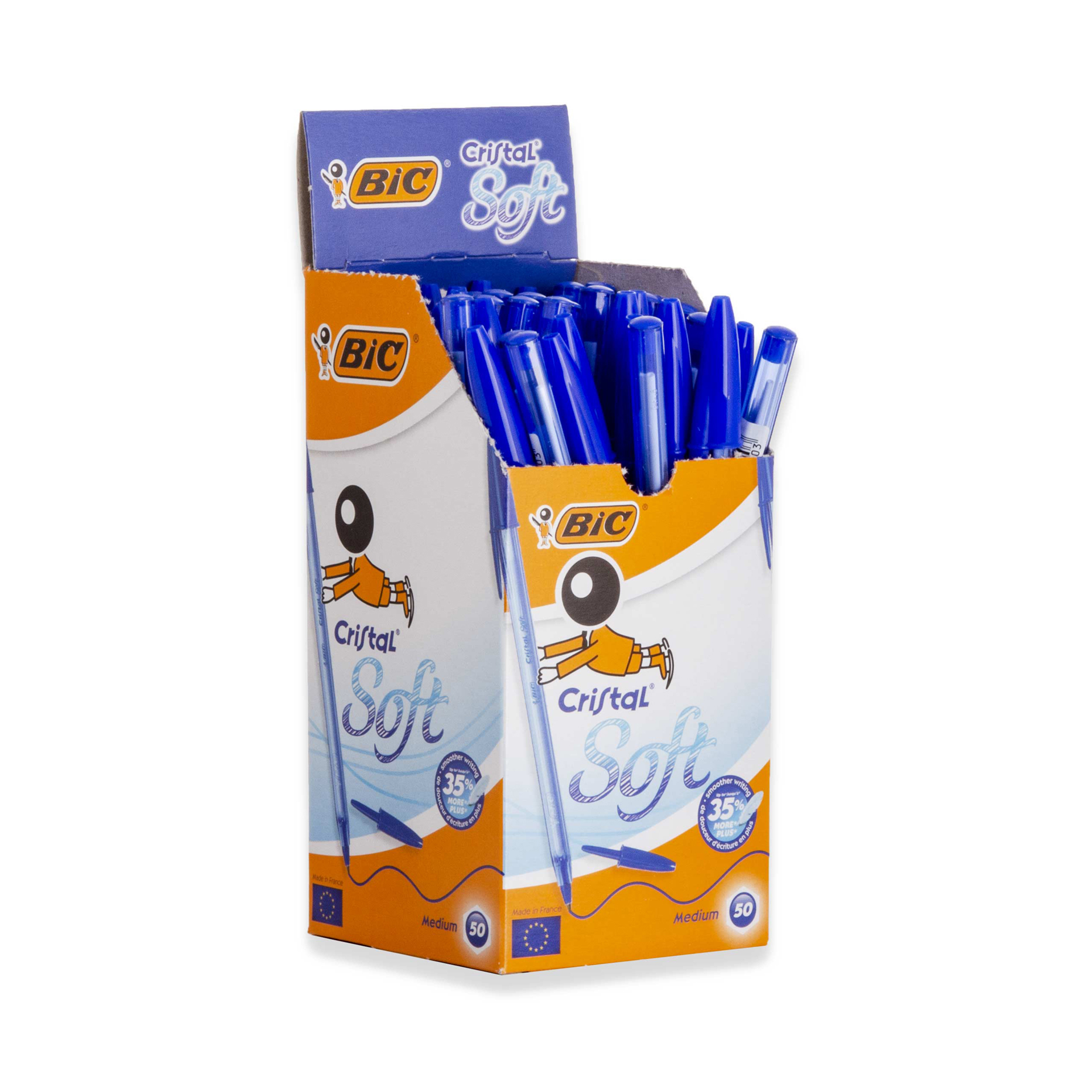 Esferográfica Bic Cristal Soft Azul