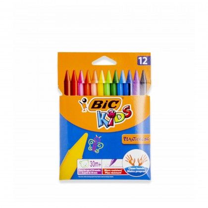 L�pis Cera Bic Kids 12 Cores