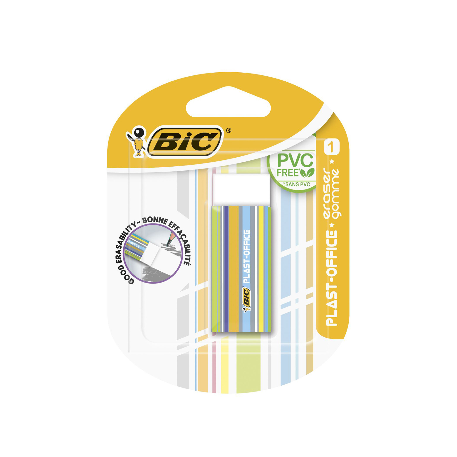 Borracha Bic Plastoffice Branca