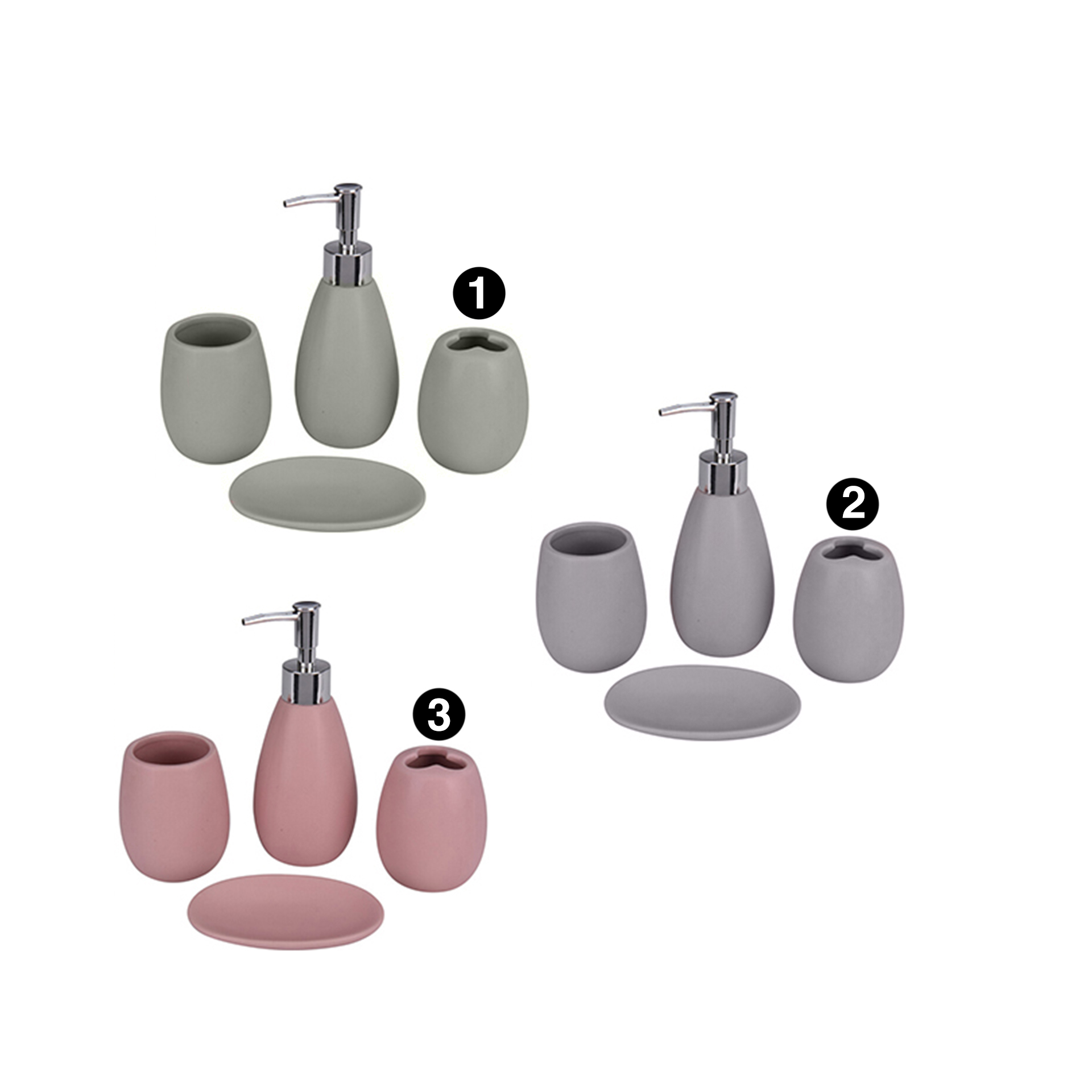 Conjunto Lavatório WC 4 Peças