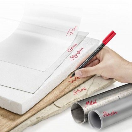 Caneta Permanente Staedtler 3 Cores 1mm