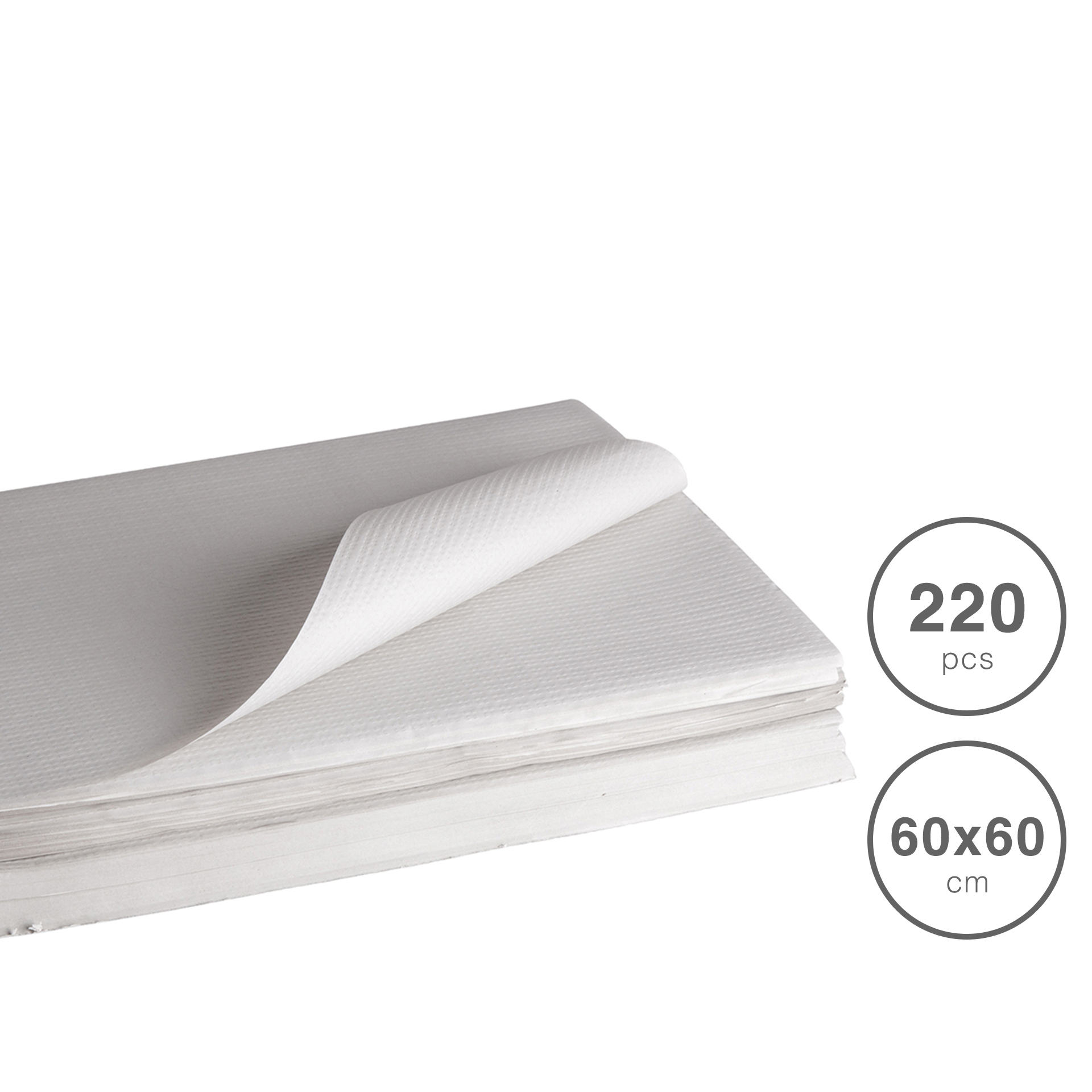 Toalha Papel Mesa Eco 60X60cm Pack 220