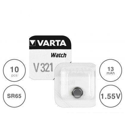 Pilha Varta Prateado 1.55V 1.7mm Pilha Varta Prateado 1.55V 1.7mm