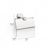 Porta Rolos Slim 12X4.5X11.5CM