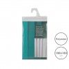 Cortina de Duche Polister Branco 180X180cm