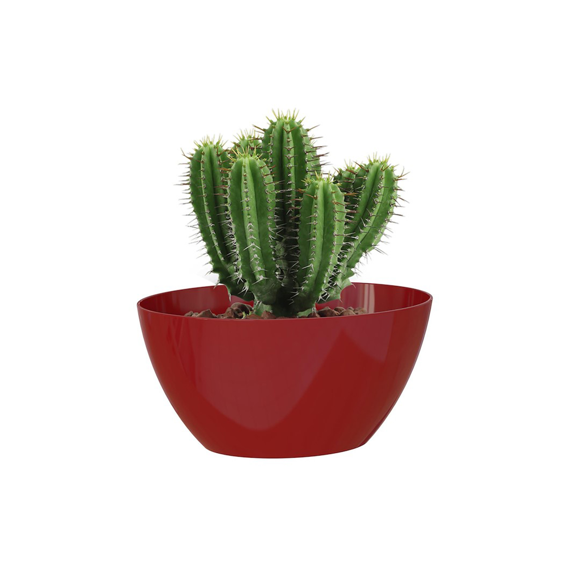 Floreira Bahia 22X13X11cm 1.6L Vermelho Escuro