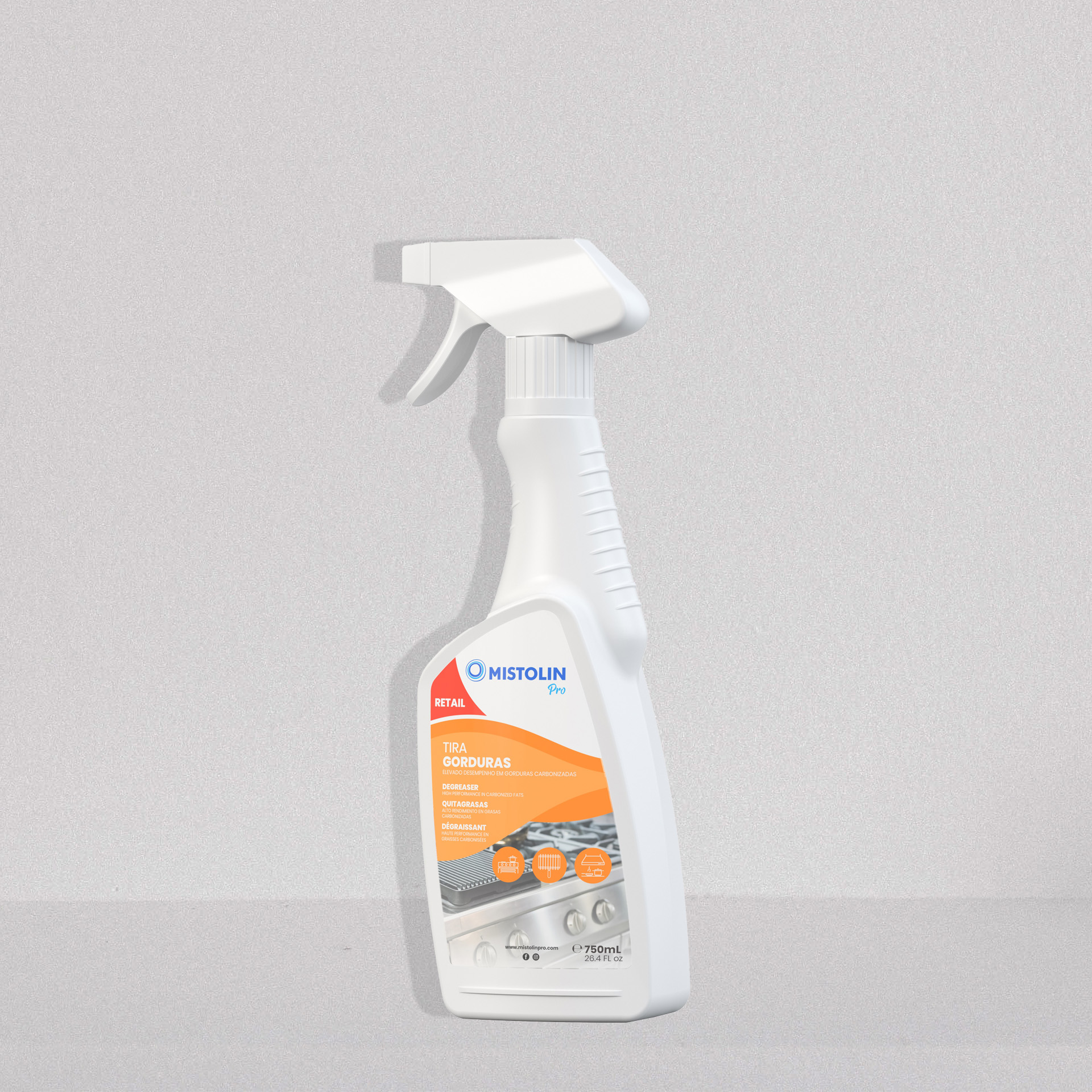 Tira Gorduras Mistolin Pro 750ml