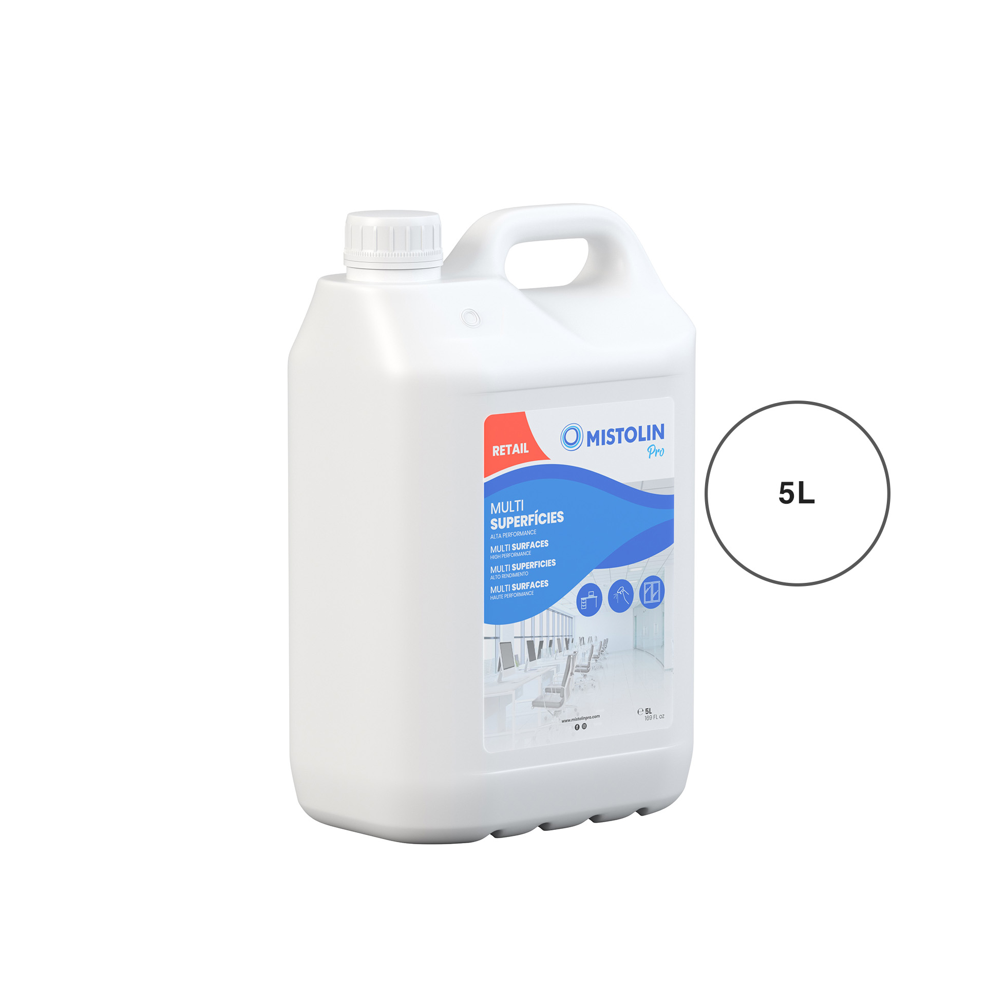 Limpa Multisuperficies Mistolin Pro 5000ml