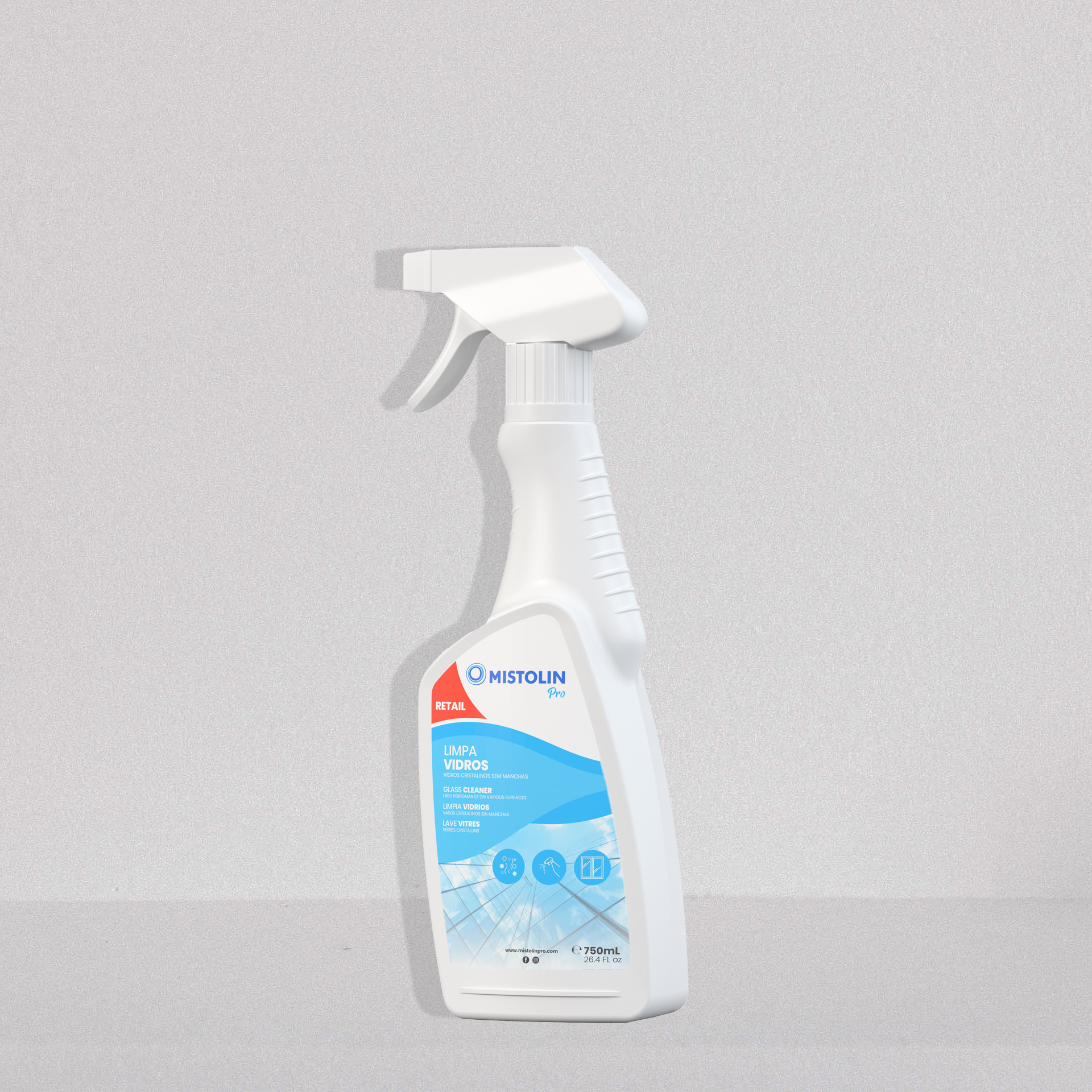 Limpa Vidros Mistolin Pro 750ml