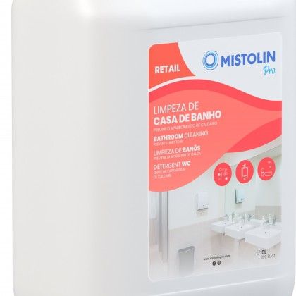 Detergente Limpeza Casa Banho Mistolin Pro 5000ml