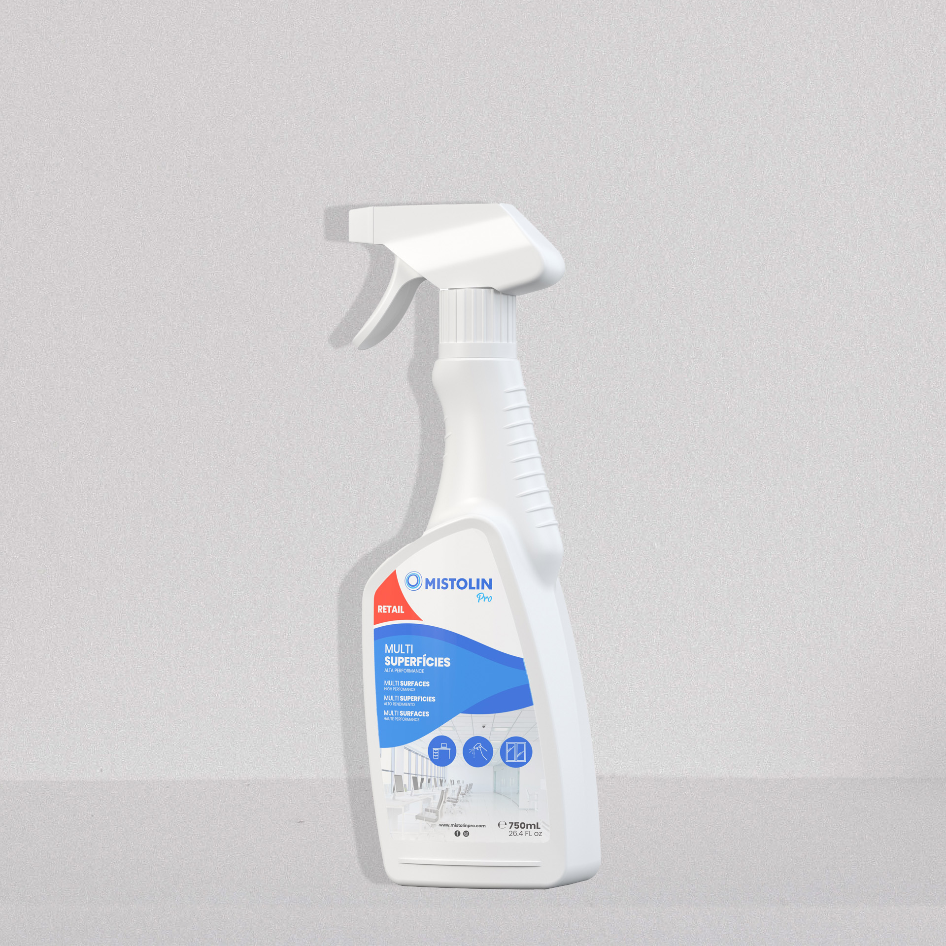 Limpa Multisuperficies Mistolin Pro 750ml