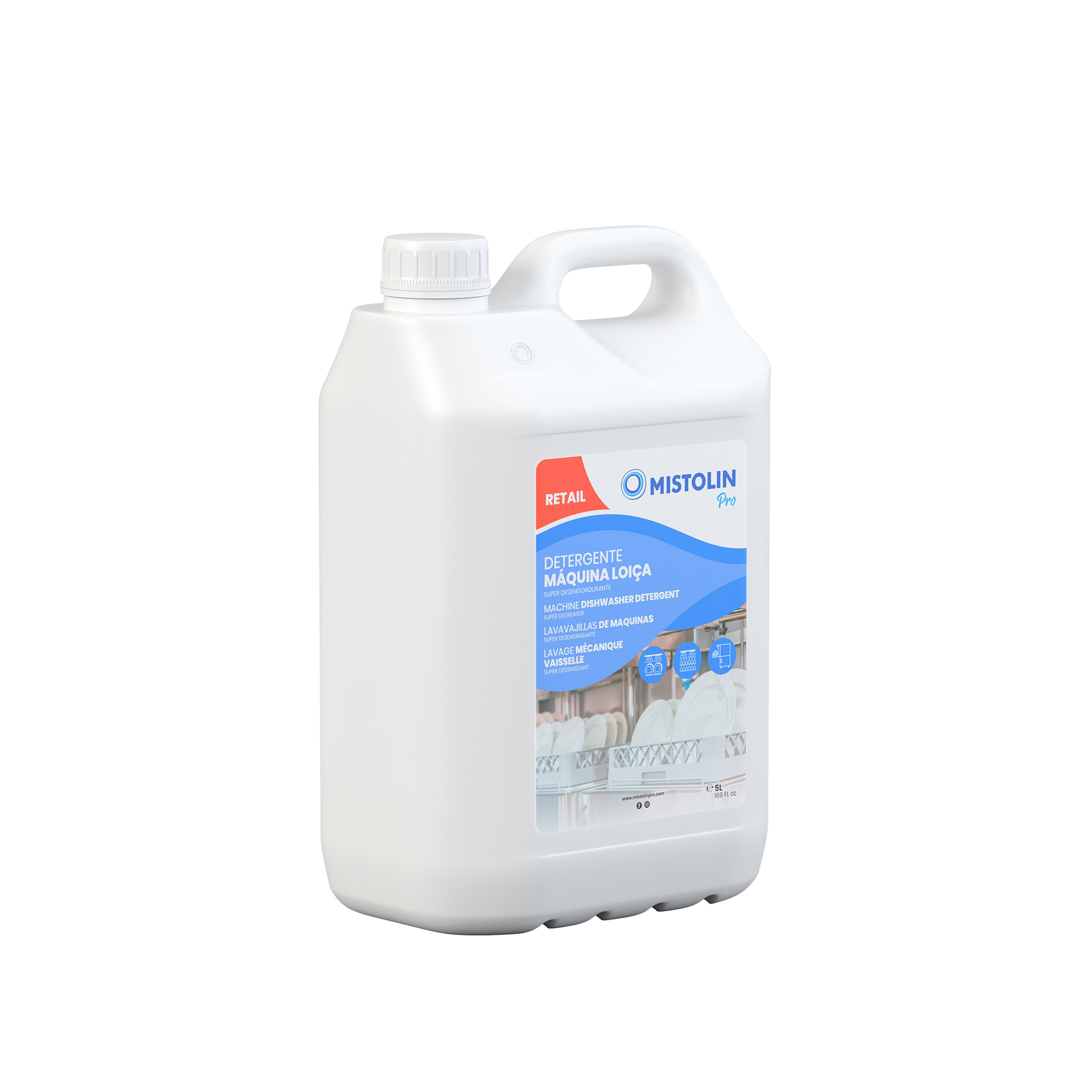 Detergente Máquina Loiça Mistolin Pro 5000ml