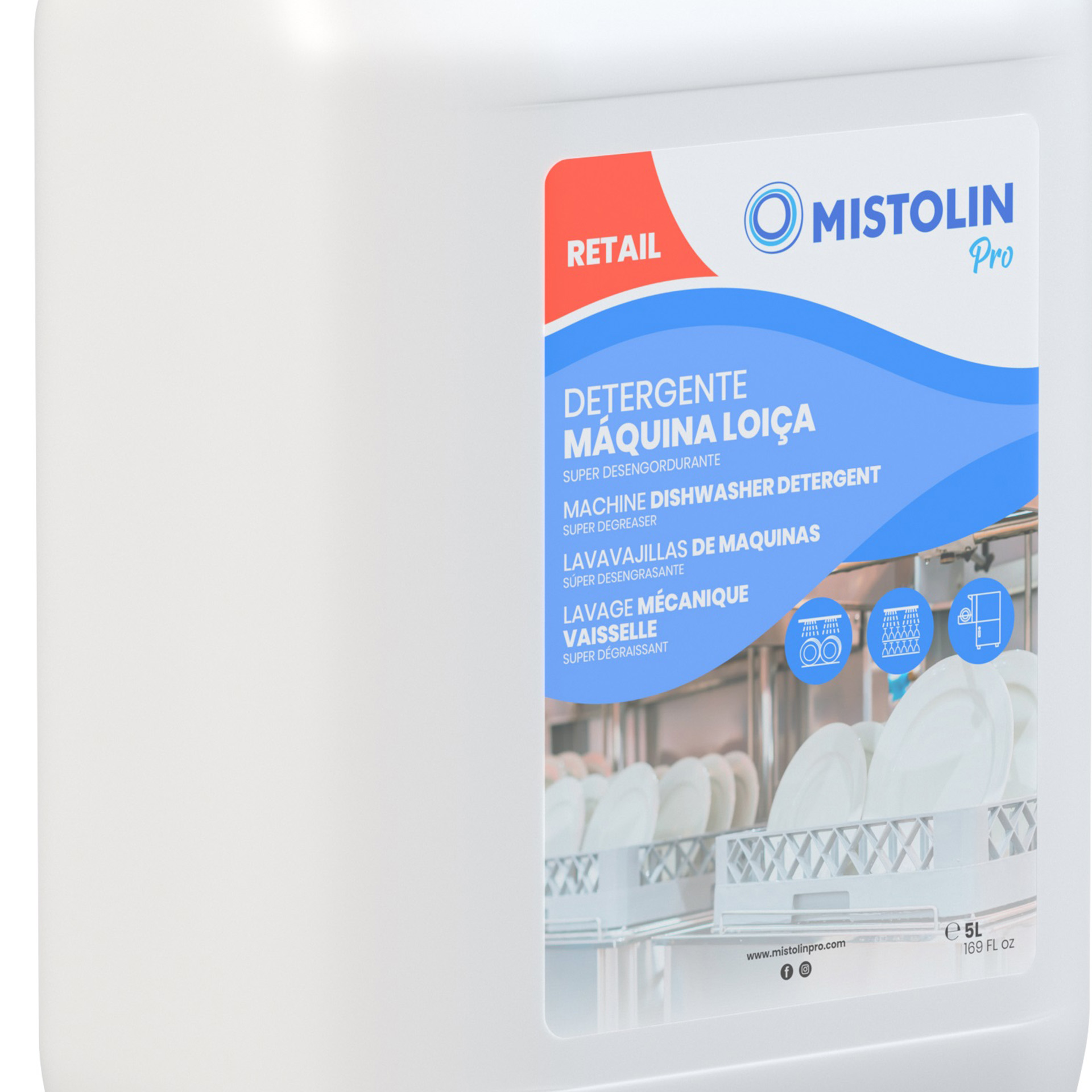 Detergente Máquina Loiça Mistolin Pro 5000ml
