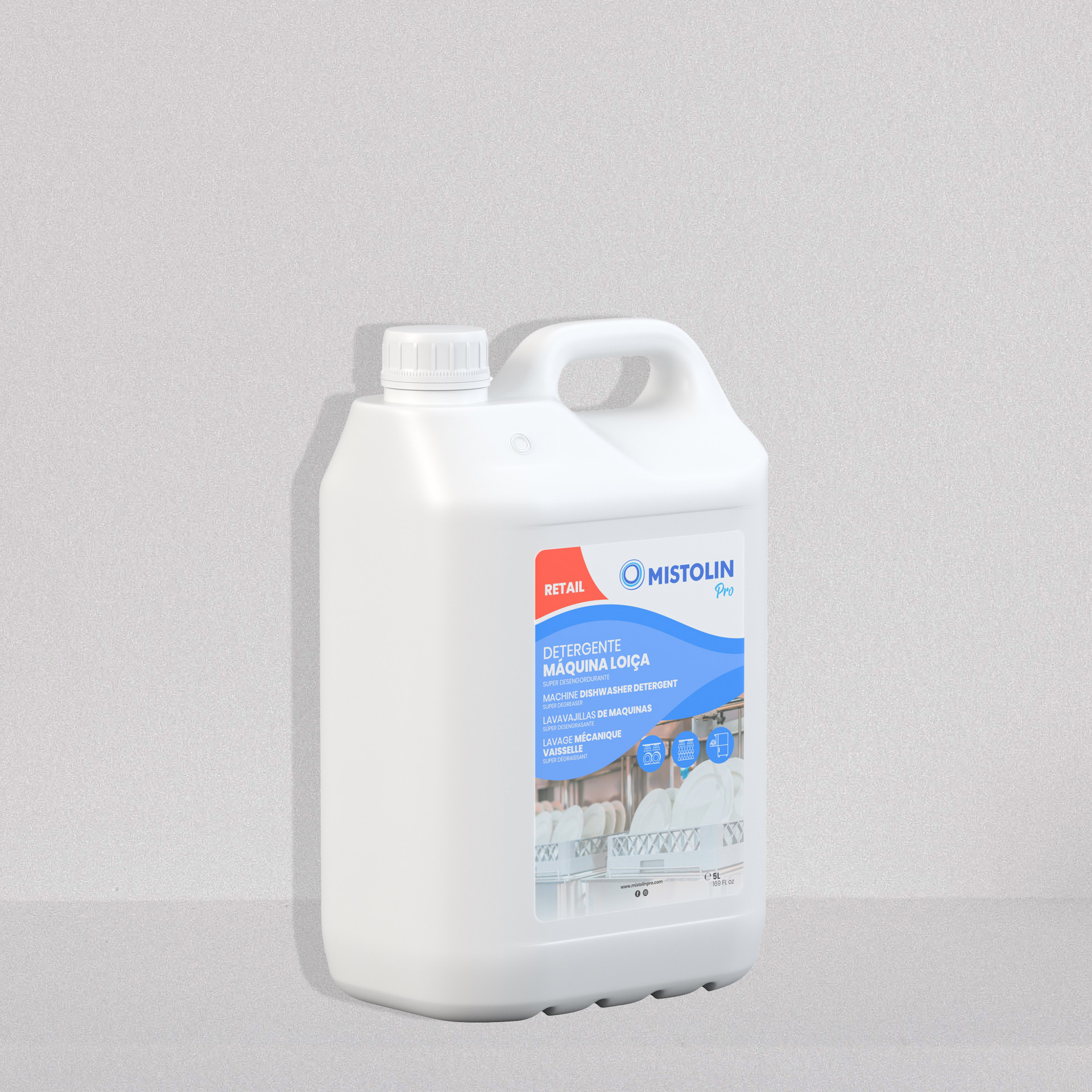Detergente Máquina Loiça Mistolin Pro 5000ml