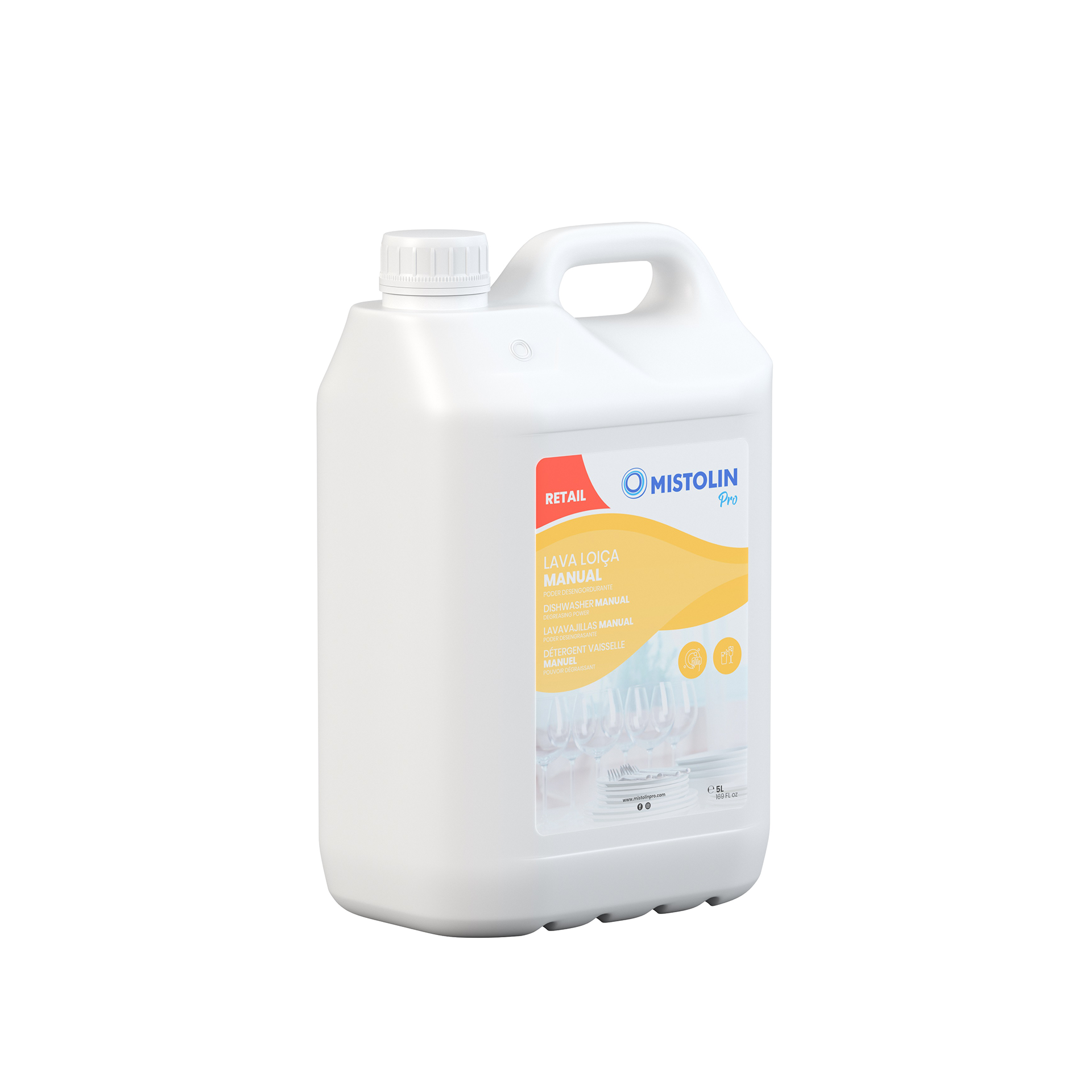 Lava Loiça Manual Mistolin Pro 5000ml