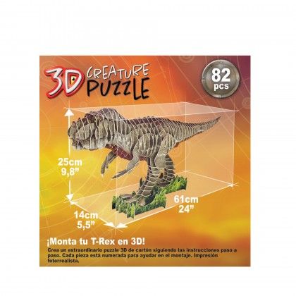 Puzzle 3D Educa Tyrannosaurus Rex 82 Pe�as