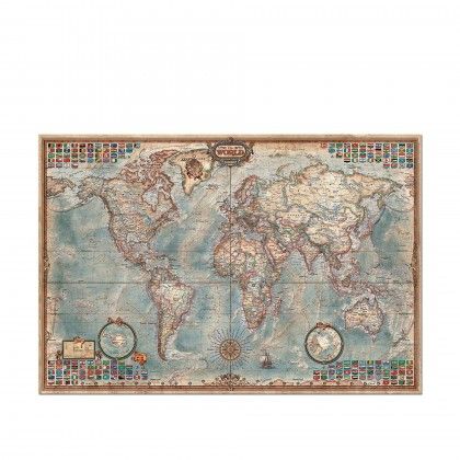 Puzzle Educa 4000 Peças Mapa Mundo Puzzle Educa 4000 Peças Mapa Mundo